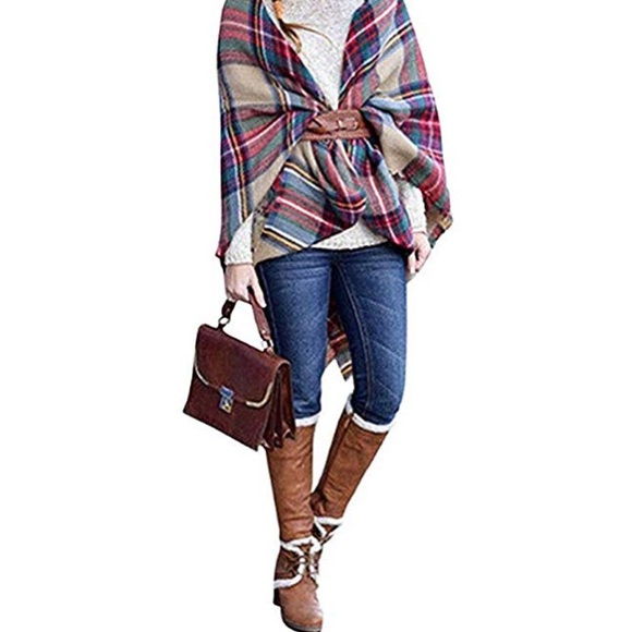 NEW DORA BRIDAL BLUSH BLANKET SCARF - Picture 5 of 6